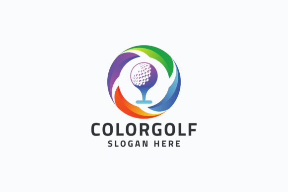 Color Golf Logo: A Creative Font for Modern Branding