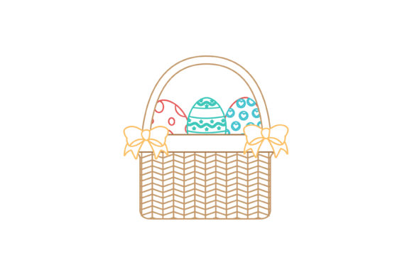 Easter Basket Yellow Ribbon Color Line: A Designer's Guide
