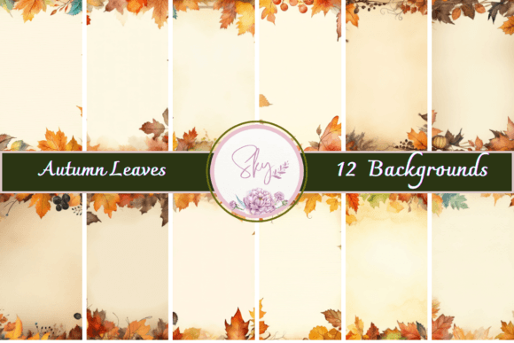 Embrace Autumn: Using Watercolour Fall Border Printable Paper
