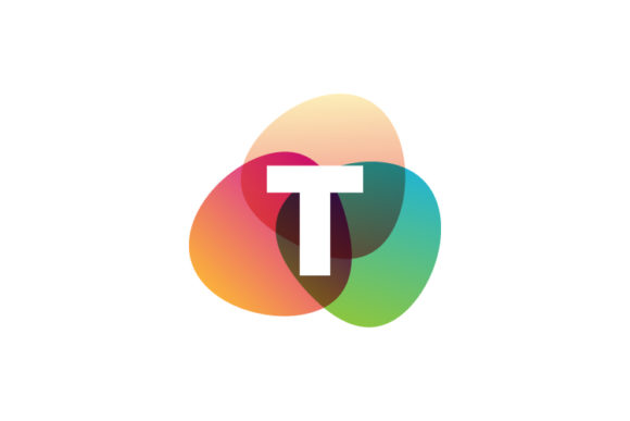 Letter T Retro Color Logo Template Vector: A Creative Asset