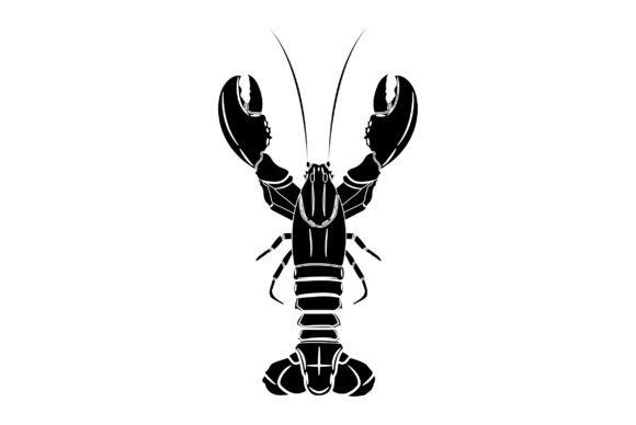 Lobster Vector Design Solid Color: Bold Versatility for Modern Projects