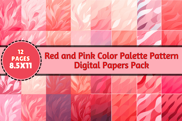 Red and Pink Color Palette Pattern: A Designer's Go-To for Vibrant Projects