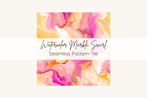 Sunset Watercolour Marble Swirl Pattern: A Designer's Guide