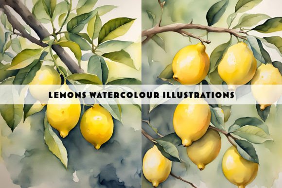 Timeless Appeal: Using the Lemons on a Tree Watercolour Duo